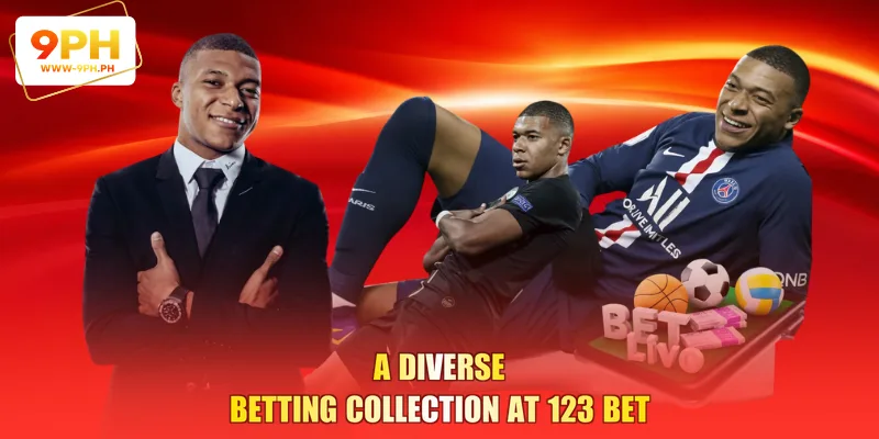 A diverse betting collection at 123 BET