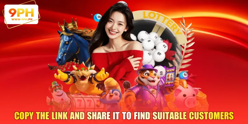 Copy the link and share it to find suitable customers