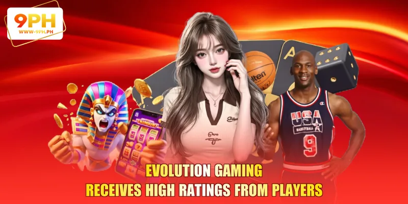 Evolution Gaming receives high ratings from players