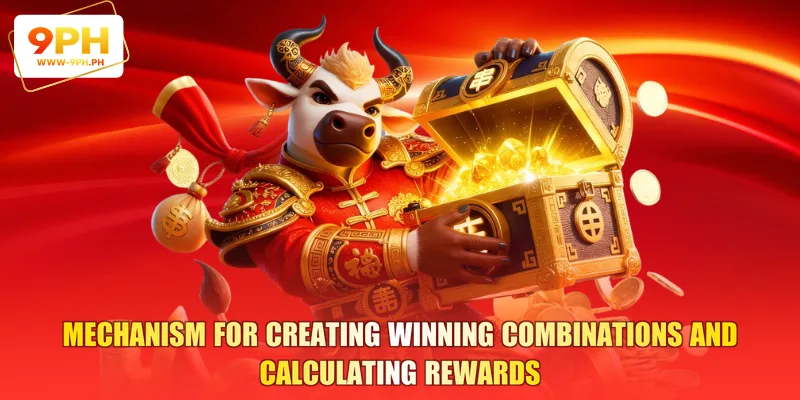Mechanism for creating winning combinations and calculating rewards